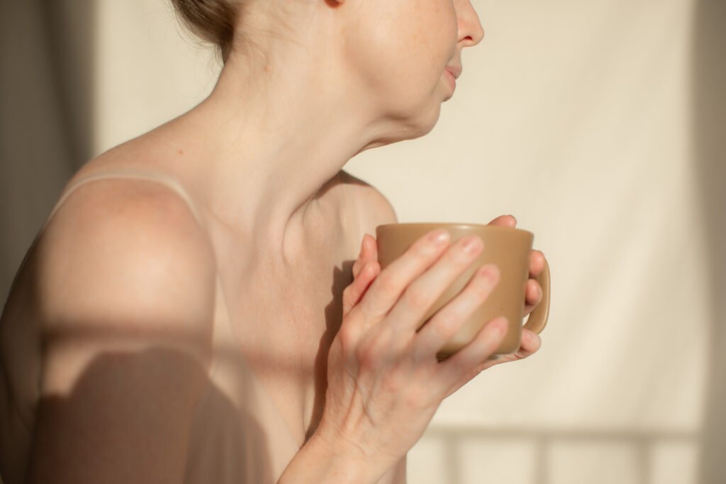 Intimate lifestyle photography focused on presence and comfort, Living Well series by Anya Baro